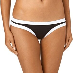 Seafolly Black and White Hipster Bikini Bottom